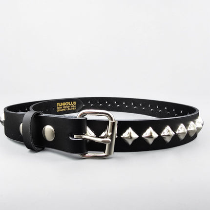 BT126-SIL SILVER DIAMOND STUDDED BELT