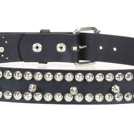 BT128  SPIKE BELST WITH CONICAL STUD