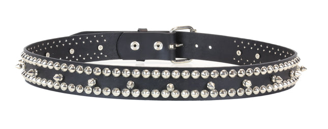 BT128  SPIKE BELST WITH CONICAL STUD