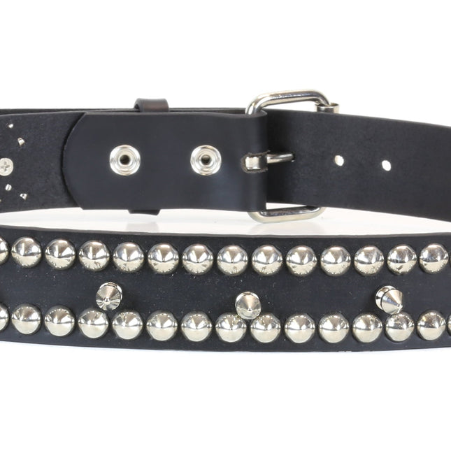 BT128  SPIKE BELST WITH CONICAL STUD