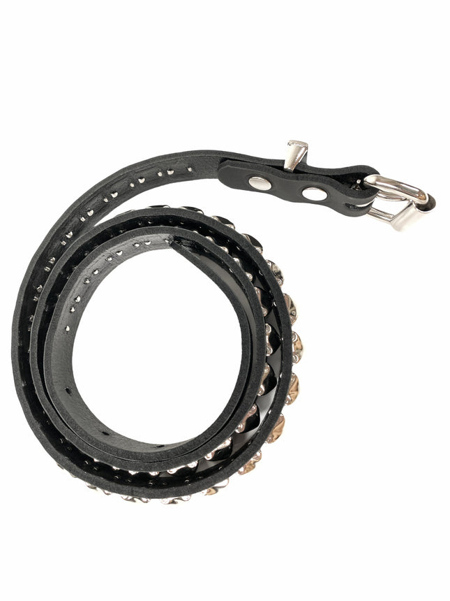 BT134US  USA TANNERY 1 ROW STUDDED BELT