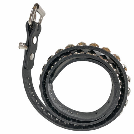 BT134US  USA TANNERY 1 ROW STUDDED BELT