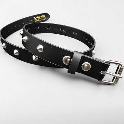 BT135CON-SIL 1/2" SILVER CONICAL  STUDDED BELT