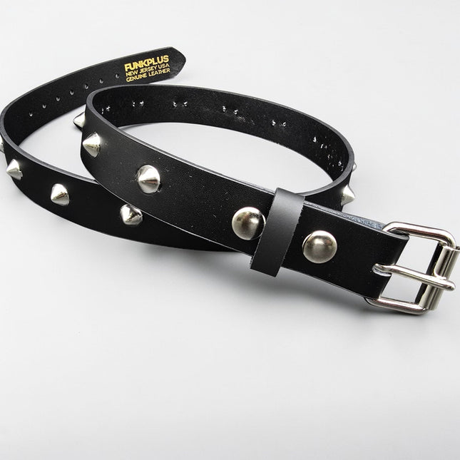 BT135CON-SIL 1/2" SILVER CONICAL  STUDDED BELT