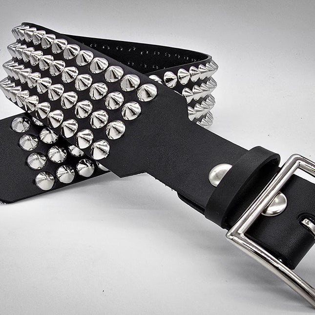 BT143B-CON-GB 4 ROW CONICAL STUDDEDBELT WITH NARROW HEAD GARRISON BUCKLE