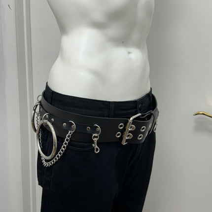 BT144 2 1/2" WIDE JUMBO RING BONDAGE BELT