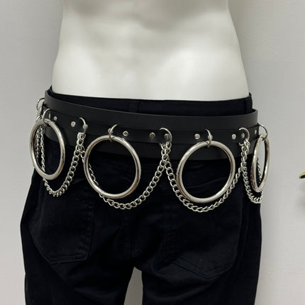 BT144 2 1/2" WIDE JUMBO RING BONDAGE BELT
