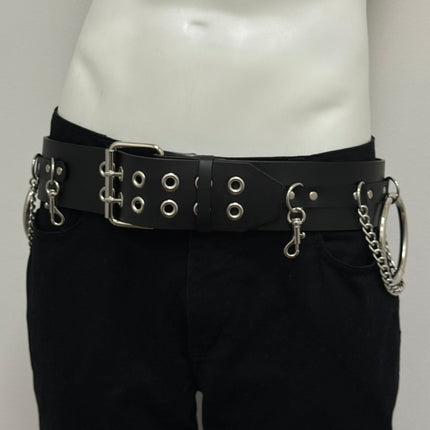 BT144 2 1/2" WIDE JUMBO RING BONDAGE BELT