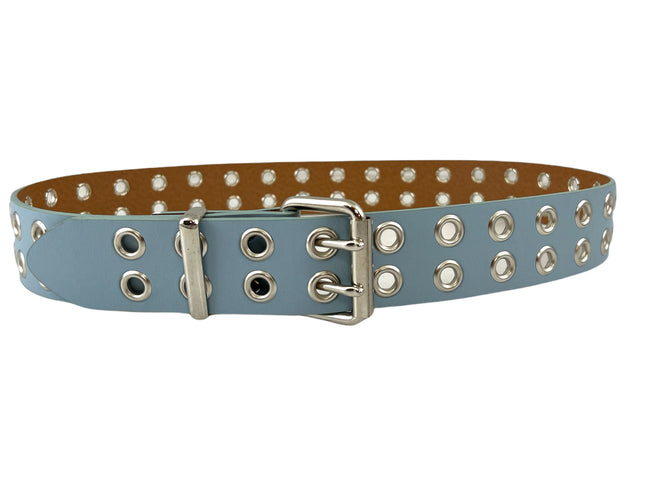 BT145M VEGAN GROMMET DOUBLE ROW EYELET BELT