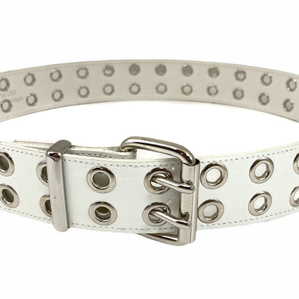 BT145M VEGAN GROMMET DOUBLE ROW EYELET BELT