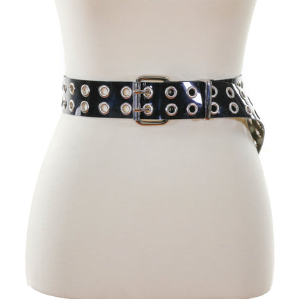 BT145VN-BLK PVC VNYL BLACK GROMMET BELT