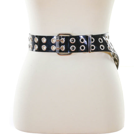 BT145VN-BLK PVC VNYL BLACK GROMMET BELT