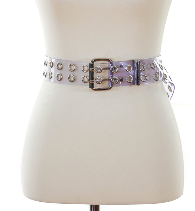 BT145VN-CLR GROMMET CARPENTER  PUNK CLEAR  PVC BELT