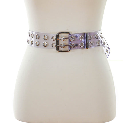 BT145VN-CLR GROMMET CARPENTER  PUNK CLEAR  PVC BELT