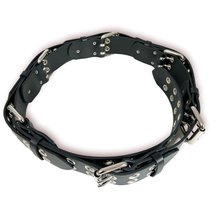 BT148 FIVE BUCKLE GROMMET EYELET BELT