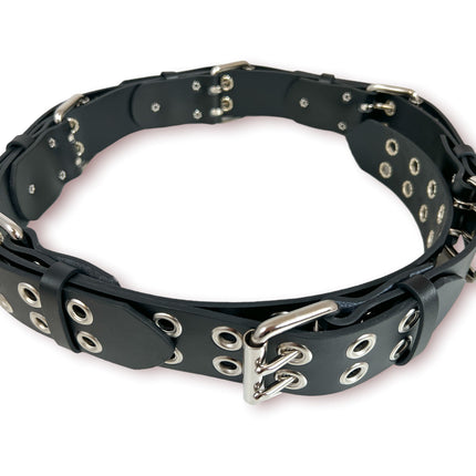 BT148 FIVE BUCKLE GROMMET EYELET BELT