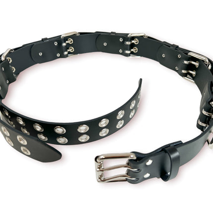 BT148 FIVE BUCKLE GROMMET EYELET BELT