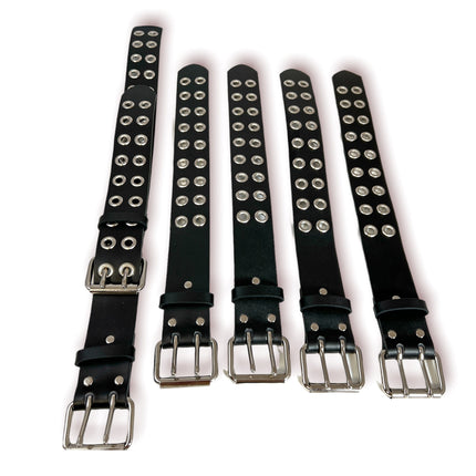 BT148 FIVE BUCKLE GROMMET EYELET BELT