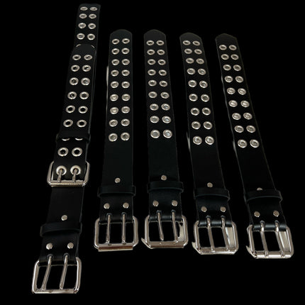 BT148 FIVE BUCKLE GROMMET EYELET BELT
