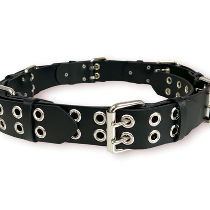 BT148 FIVE BUCKLE GROMMET EYELET BELT