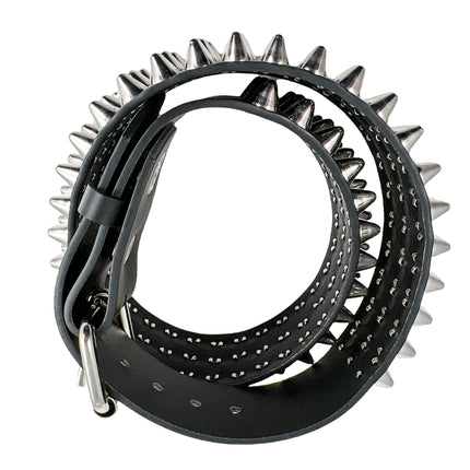 BT153-US  UK77 STUDDED BELT AMERICAN LEATHER