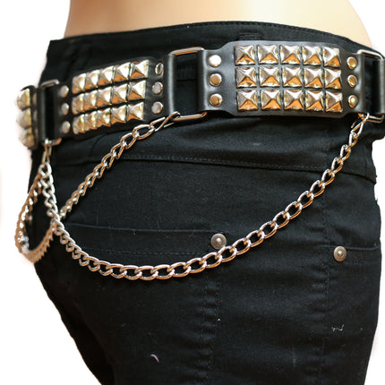 BT171 STUDDED CHAIN BELT