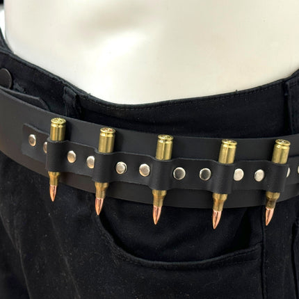 BT180BUL-BRS  HANDCUFF REAL BULLET BELT