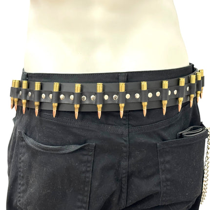 BT180BUL-BRS  HANDCUFF REAL BULLET BELT