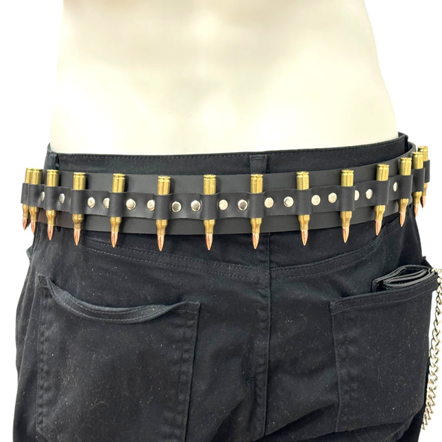 BT180BUL-BRS  HANDCUFF REAL BULLET BELT