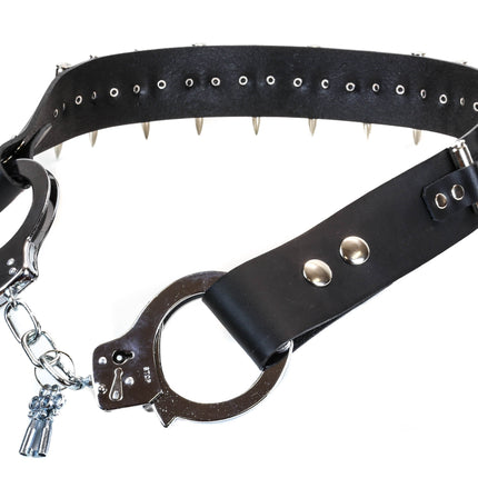 BT180BUL-NIC HANDCUFF REAL BULLET BELT