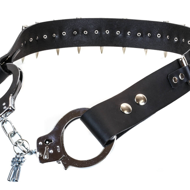 BT180BUL-NIC HANDCUFF REAL BULLET BELT
