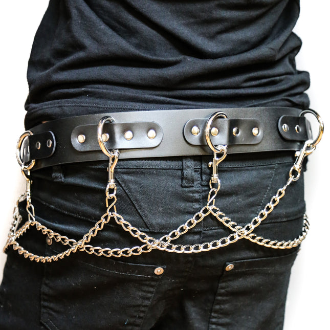BT218 DEE RING AND REMOVABLE CHAIN BELT