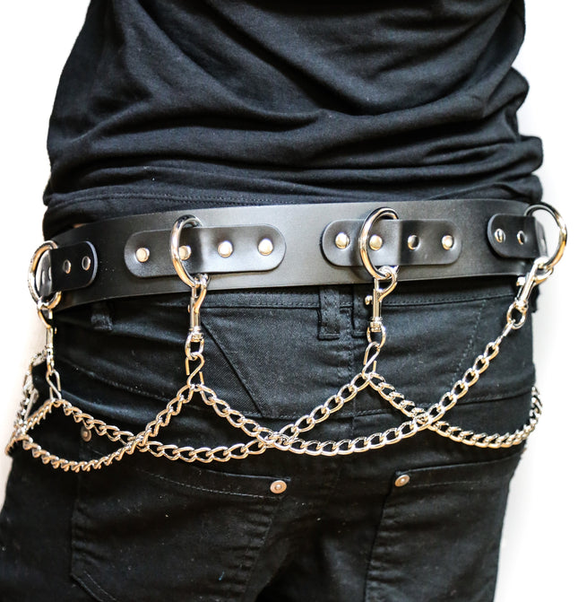 BT218 DEE RING AND REMOVABLE CHAIN BELT