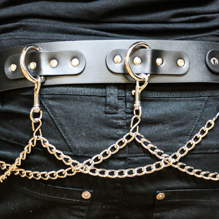 BT218 DEE RING AND REMOVABLE CHAIN BELT