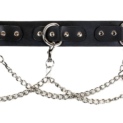 BT218 DEE RING AND REMOVABLE CHAIN BELT