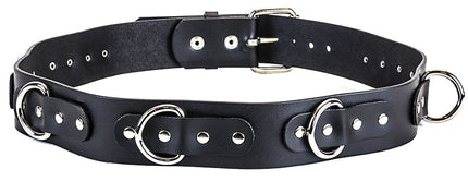 BT219 PLAIN DEE RING BONDAGE BELT