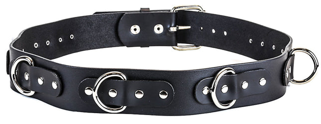 BT219 PLAIN DEE RING BONDAGE BELT