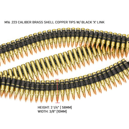 M16 BT223BRS-COP LINKED BULLET BELT