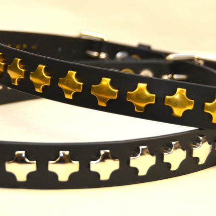 BT407 1 ROW LARGE CROSS STUD BELT