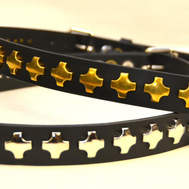 BT407 1 ROW LARGE CROSS STUD BELT