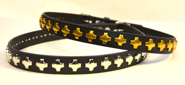 BT407 1 ROW LARGE CROSS STUD BELT