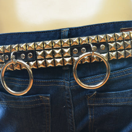 BT422  STUDDED BONDAGE BELT