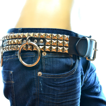 BT422  STUDDED BONDAGE BELT