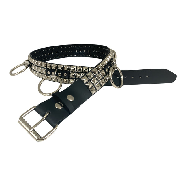 BT422  STUDDED BONDAGE BELT