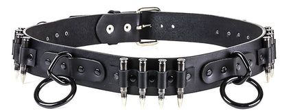 BT428-BLK REAL BULLET BONDAGE BELT