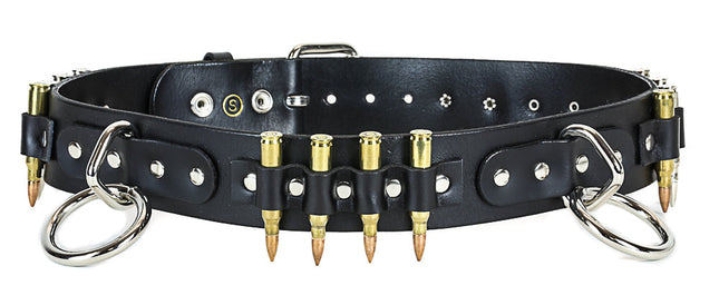 BT428BRASS    REAL BULLET BONDAGE BELT