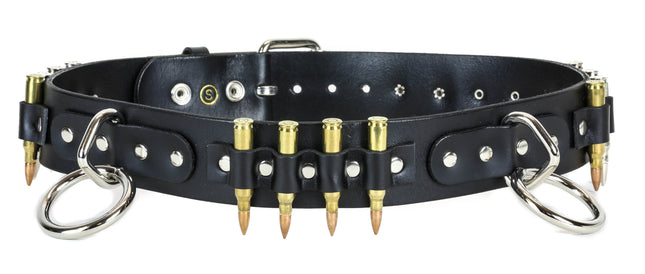 BT428BRASS    REAL BULLET BONDAGE BELT