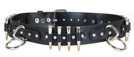 BT428NIC-COP  REAL BULLET BONDAGE BELT
