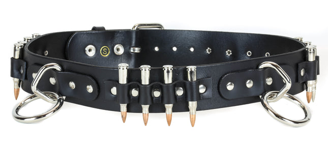 BT428NIC-COP  REAL BULLET BONDAGE BELT