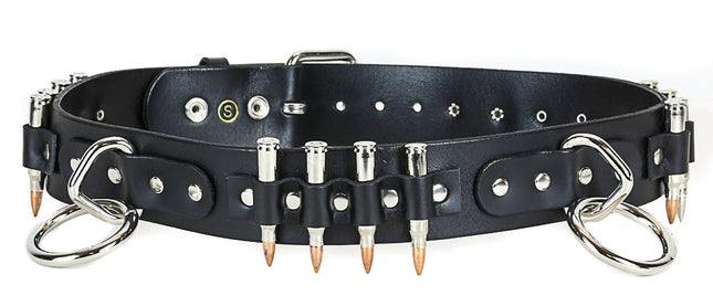 BT428NIC-COP  REAL BULLET BONDAGE BELT